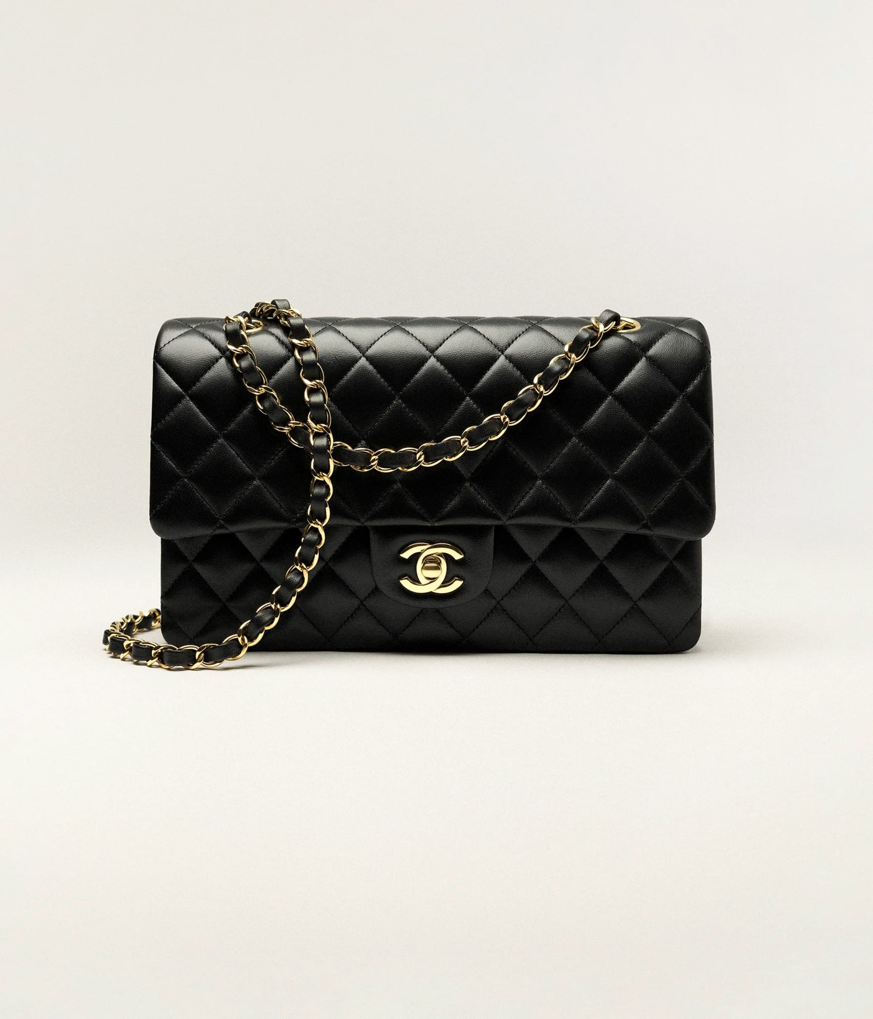 Classic 11.12 Handbag in Black Lambskin & Gold-Tone Metal, $11,300 (approximately P643,885.30), CHANEL, chanel.com